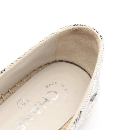 Chanel CC Logo Espadrille Slip on Canvas — view 9