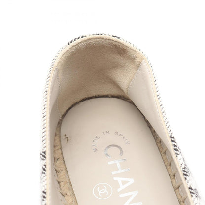 Chanel CC Logo Espadrille Slip on Canvas — view 8