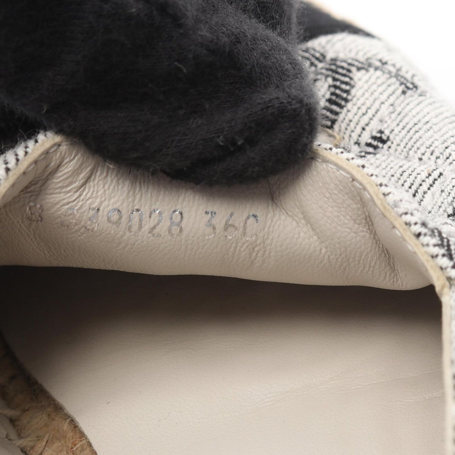 Chanel CC Logo Espadrille Slip on Canvas — view 7