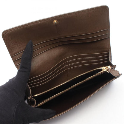 Loewe Bifold Wallet Anagram Brown Leather Zip — view 3