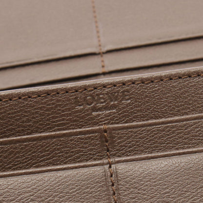 Loewe Bifold Wallet Anagram Brown Leather Zip — view 4