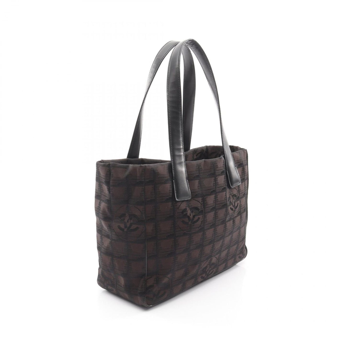 Chanel Tote New Travel Line PM Dark Brown Black Leather New PM — view 2