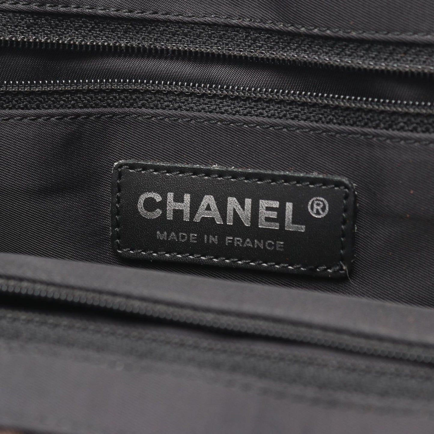 Chanel Tote New Travel Line PM Dark Brown Black Leather New PM — view 4