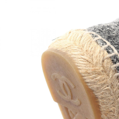 Chanel CC Logo Espadrille Slip Ons — view 9