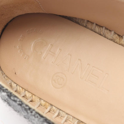 Chanel CC Logo Espadrille Slip Ons — view 5