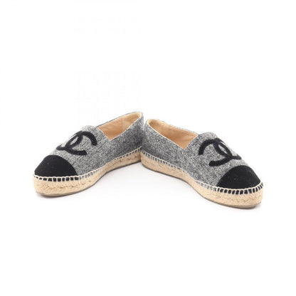 Chanel CC Logo Espadrille Slip Ons — view 3