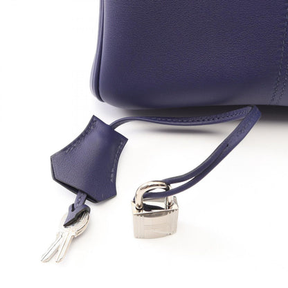 Hermes Handbag Birkin 30 Tresage Blue Gold Leather 30 Nole — view 6