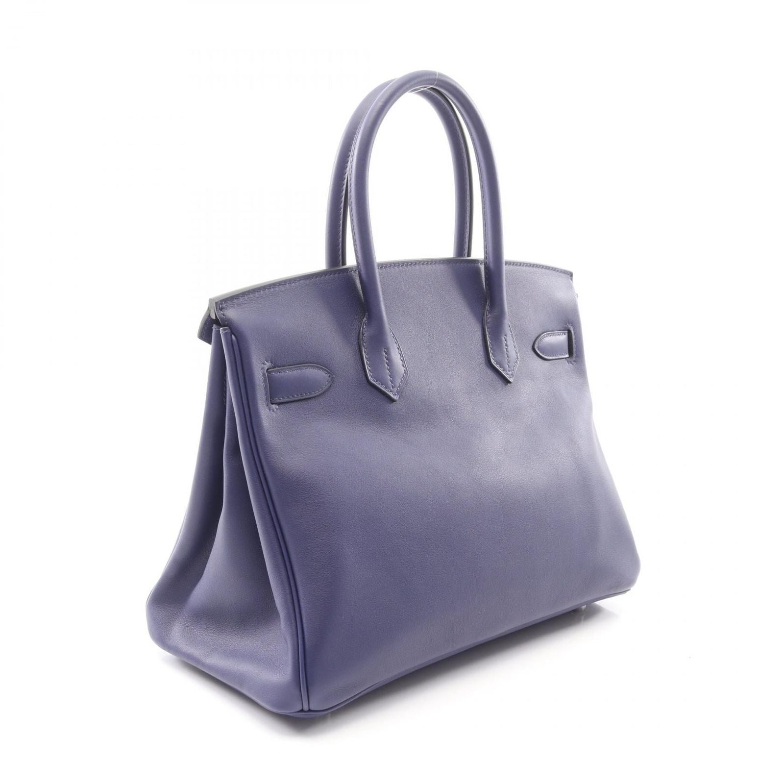 Hermes Handbag Birkin 30 Tresage Blue Gold Leather 30 Nole — view 2