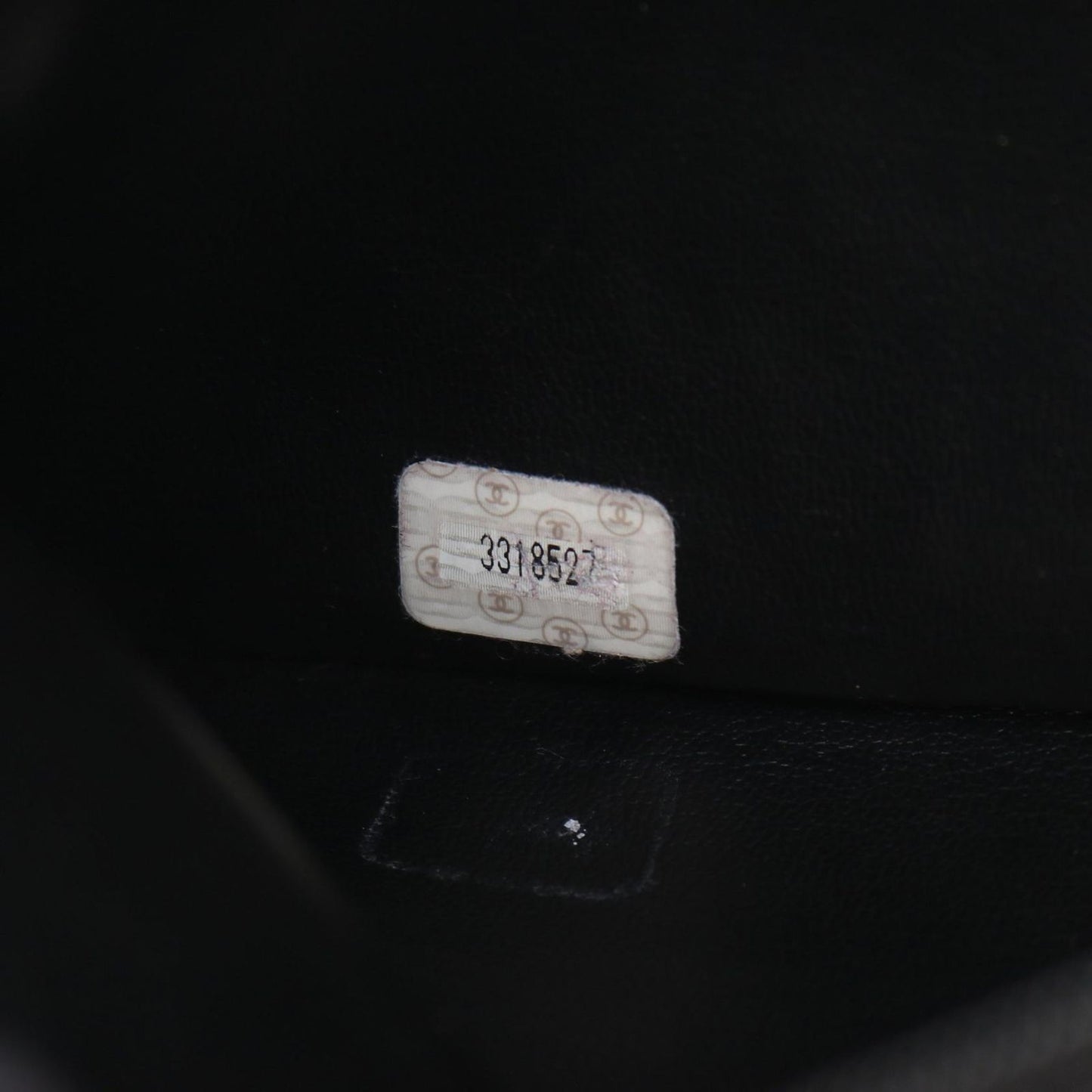 Chanel Tote Triple CC Logo Black Calf Coco Shoulder — view 5