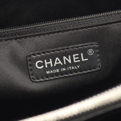 Chanel Tote Quilted Grand Shopping GST Black Calf Chain — view 4