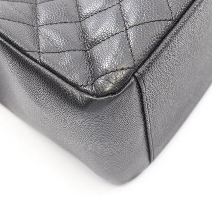 Chanel Tote Quilted Grand Shopping GST Black Calf Chain — view 7