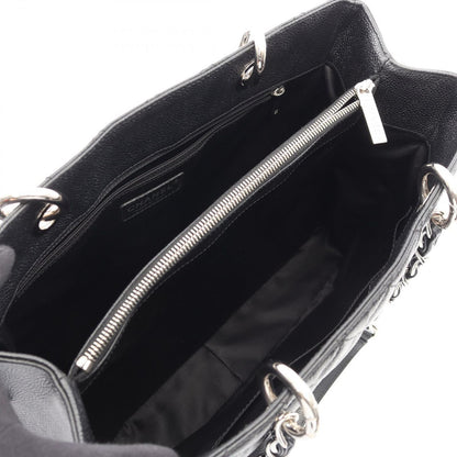 Chanel Tote Quilted Grand Shopping GST Black Calf Chain — view 3