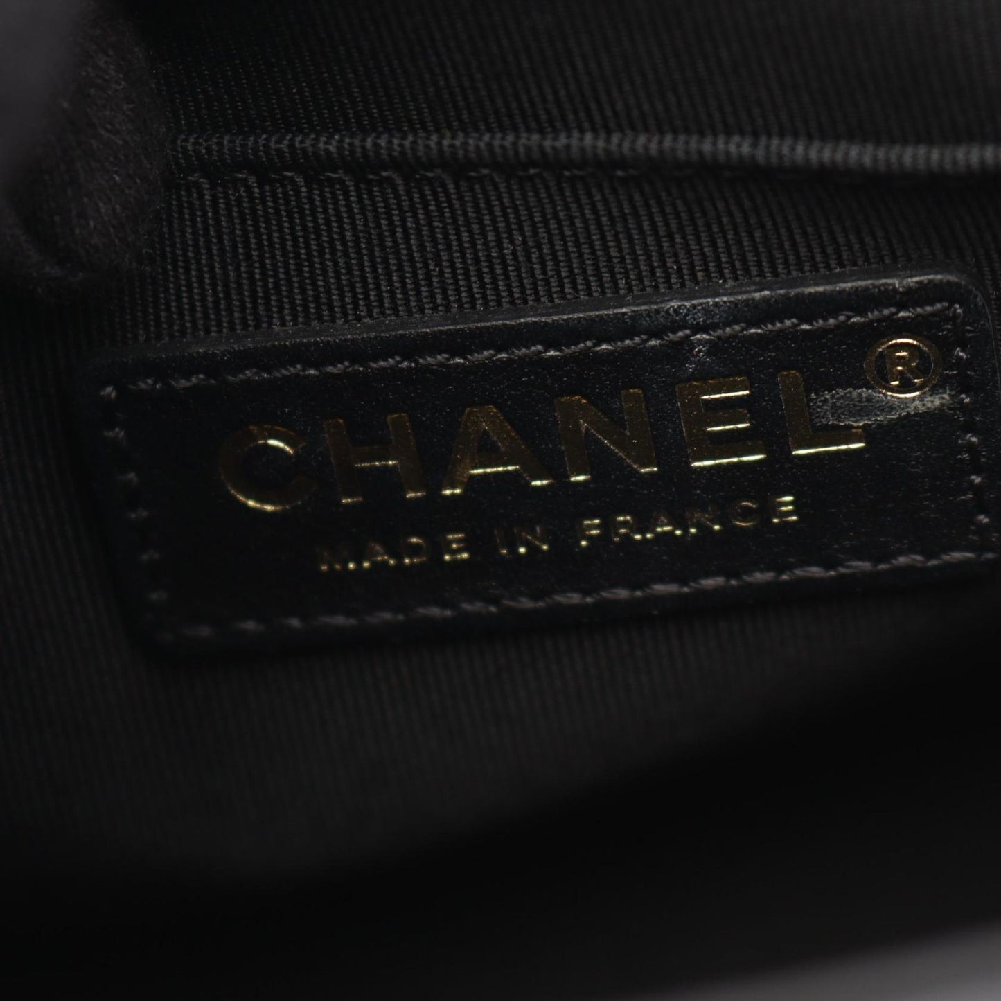 Chanel Shoulder Bag Quilted Small Bucket Black Lambskin Chain — view 4
