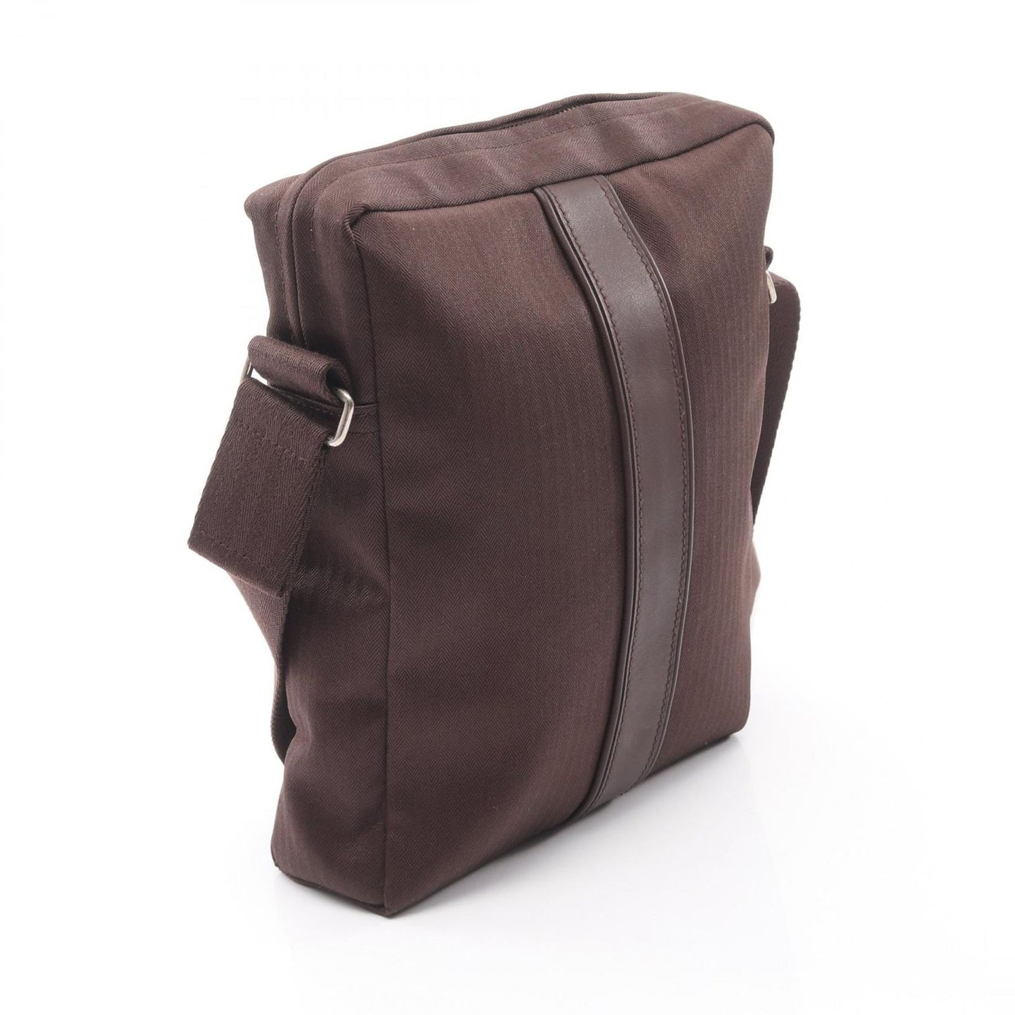 Hermes Shoulder Bag Acapulco Pochette Bandouliere MM Brown Leather — view 2
