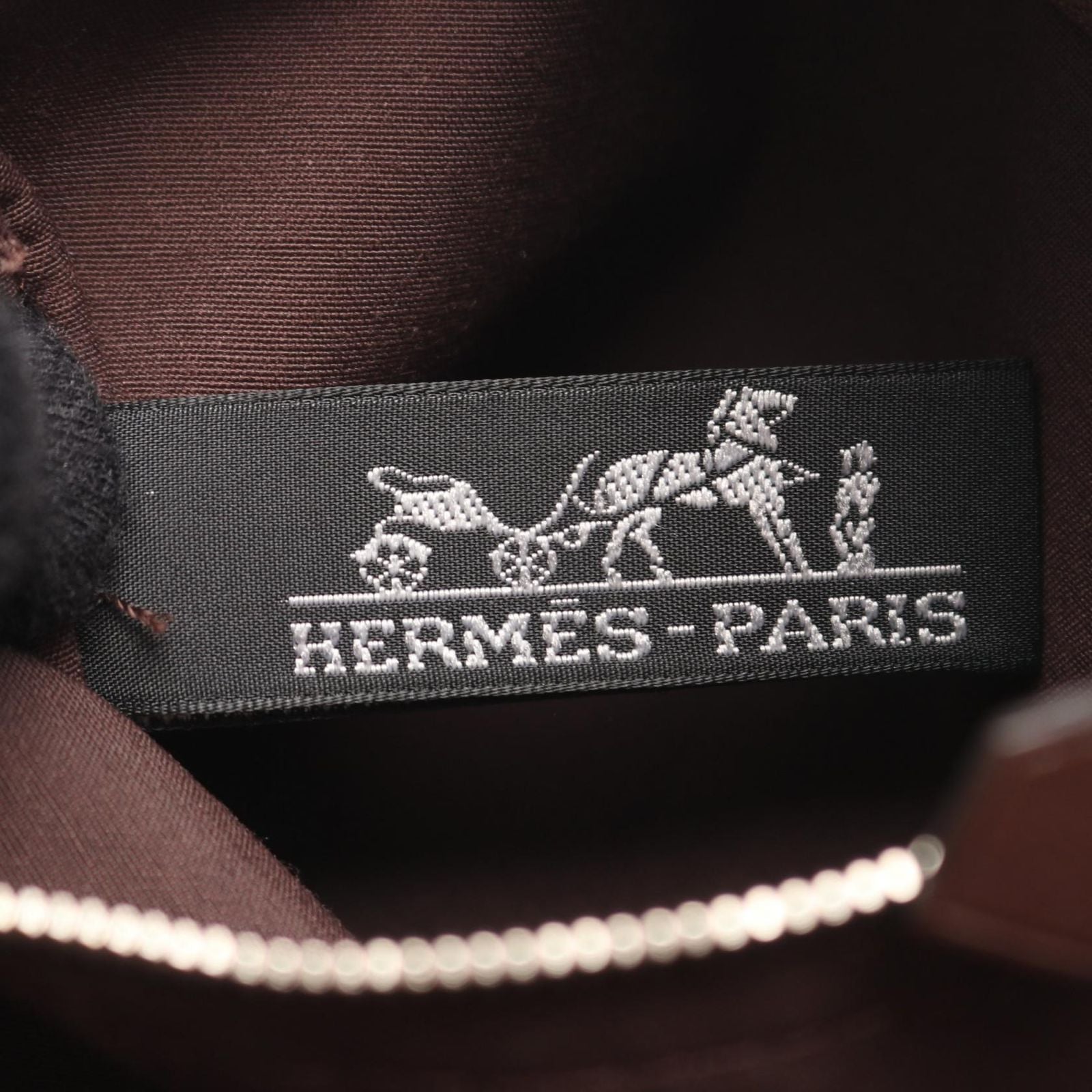 Hermes Shoulder Bag Acapulco Pochette Bandouliere MM Brown Leather — view 4