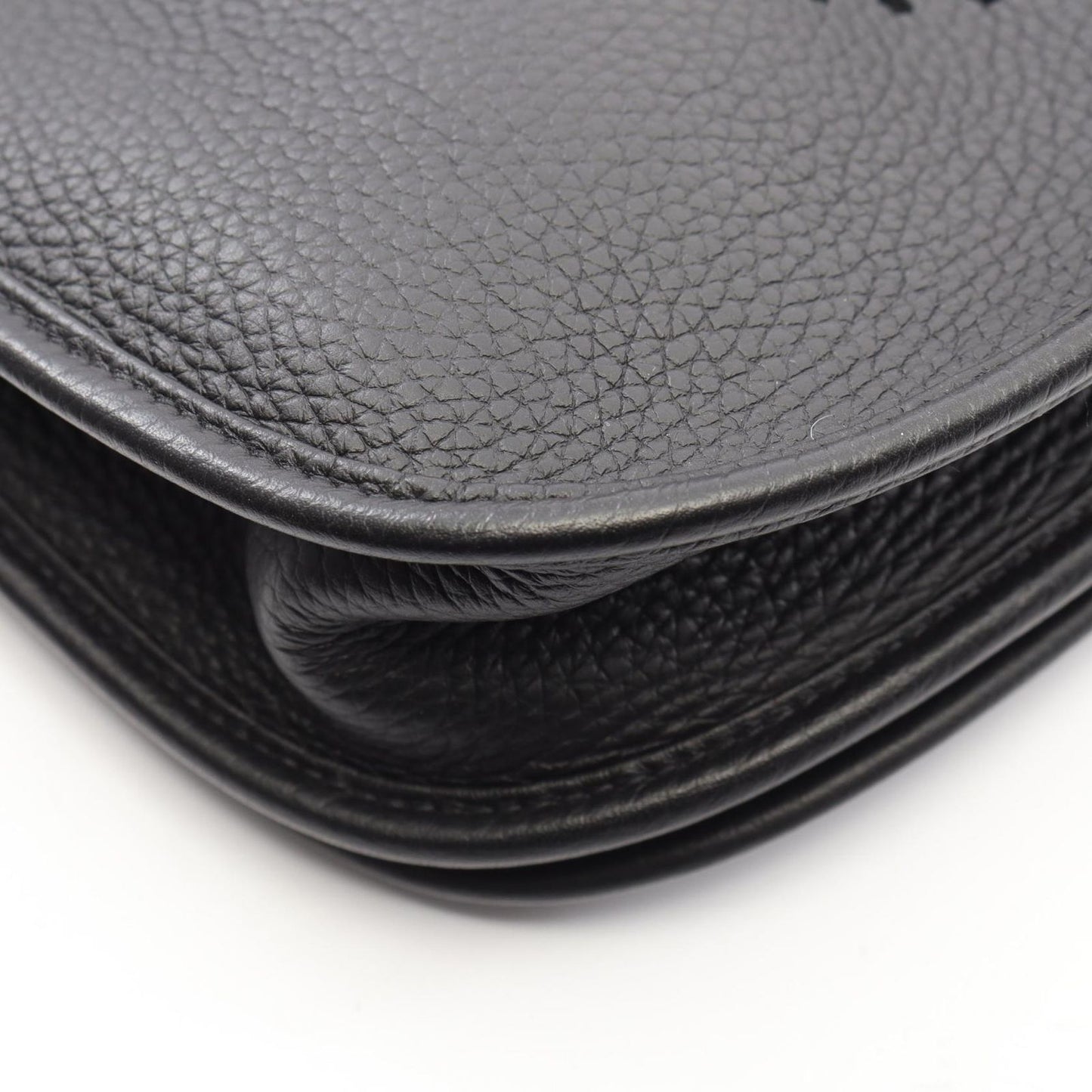 Hermes Shoulder Bag Evelyne 3 Trois PM Black Leather — view 6
