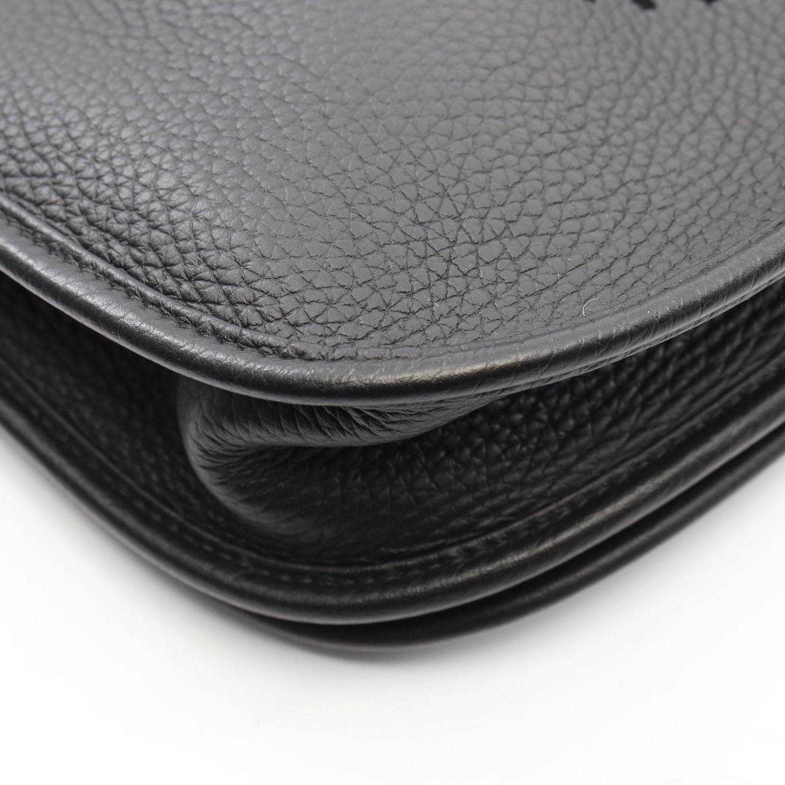 Hermes Shoulder Bag Evelyne 3 Trois PM Black Leather — view 6