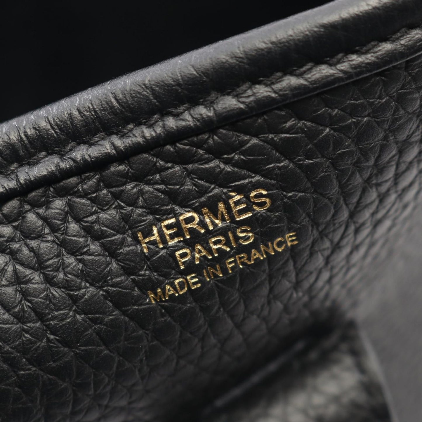 Hermes Shoulder Bag Evelyne 3 Trois PM Black Leather — view 4