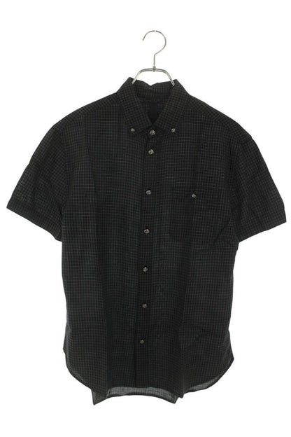 Chrome Hearts Cross Ball Button Chuck Short Sleeve Shirt