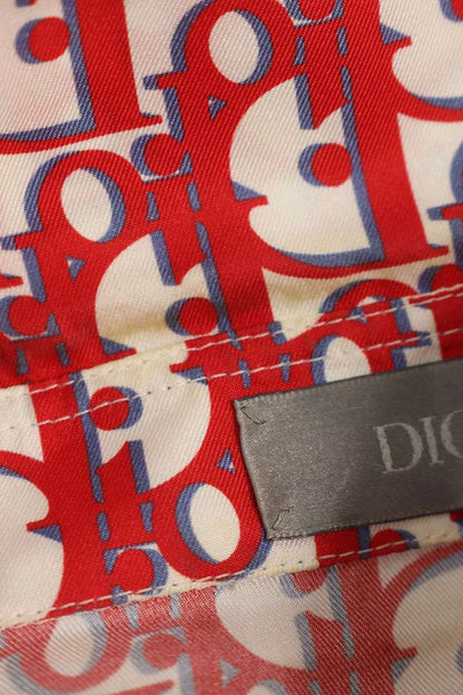 Dior Oblique Cushion Sleeve Silk Short Shirt 42 — view 3
