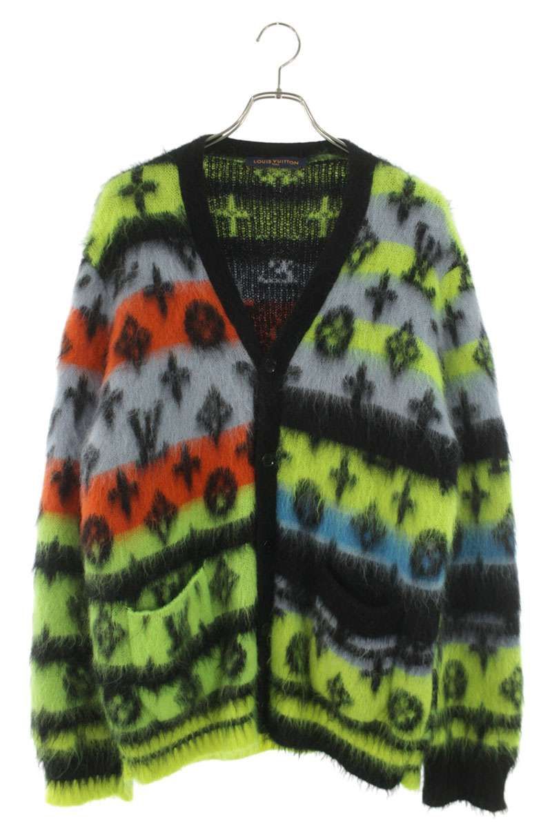 Louis Vuitton Ne5 Monogram Mohair Cardigan