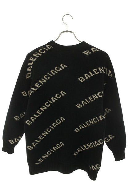 Balenciaga All Over Logo Knit XS Sweater — view 2