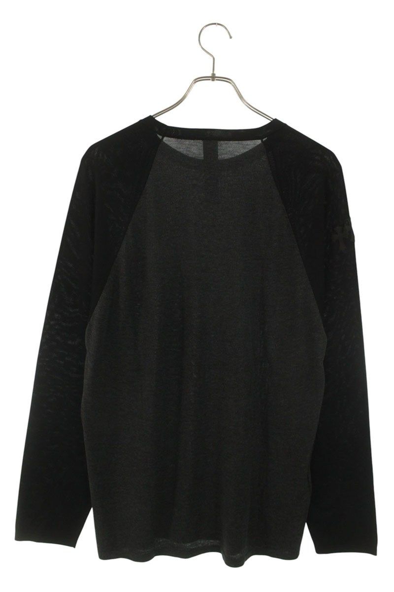 Chrome Hearts Ynot Long Sleeve Top with Triple Cross Patch — view 2