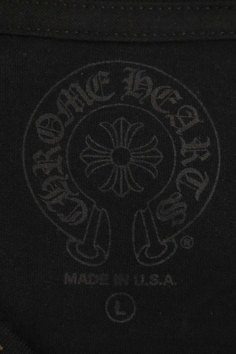 Chrome Hearts CH L S 1 Neck Logo Print Long Sleeve Top — view 3