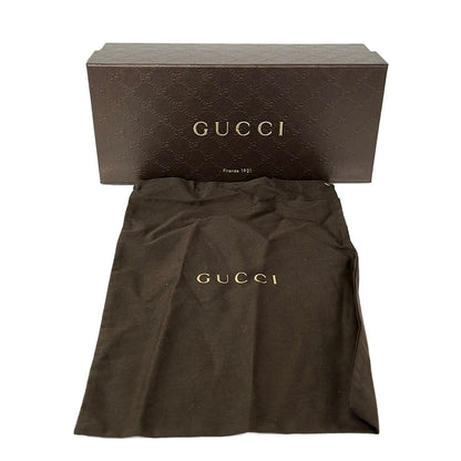 Gucci Sandals 35.5 Pink Beige Bordeaux Multi Interlocking Leather — view 7