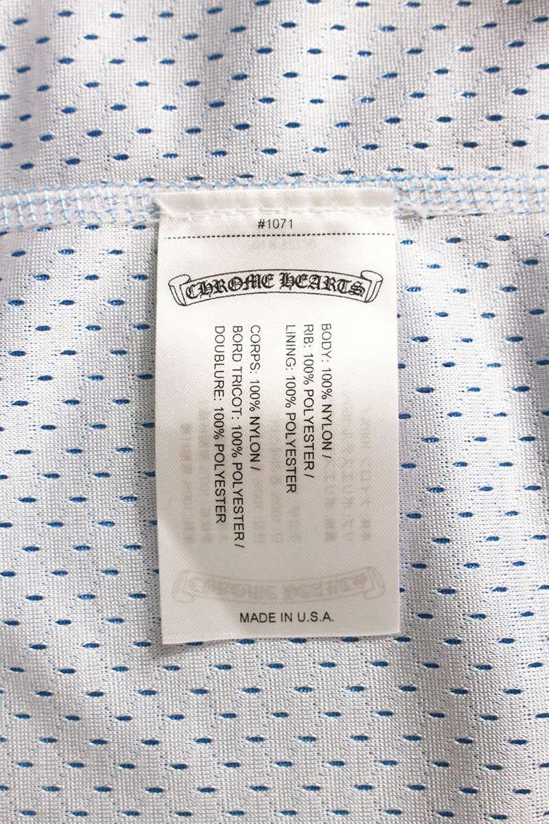 Chrome Hearts Mesh Warm UP Jersey Reversible CH Logo Printed Tank Top XL — view 5