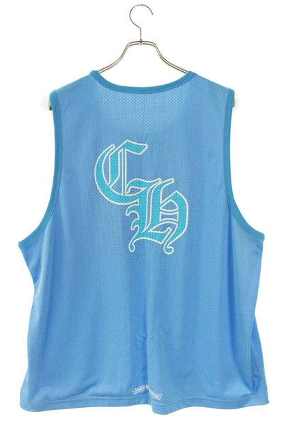 Chrome Hearts Mesh Warm UP Jersey Reversible CH Logo Printed Tank Top XL — view 2