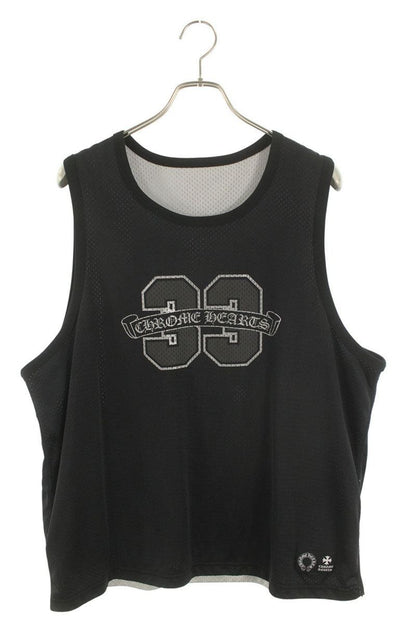 Chrome Hearts Mesh Warm UP Jersey Reversible CH Logo Printed Tank Top