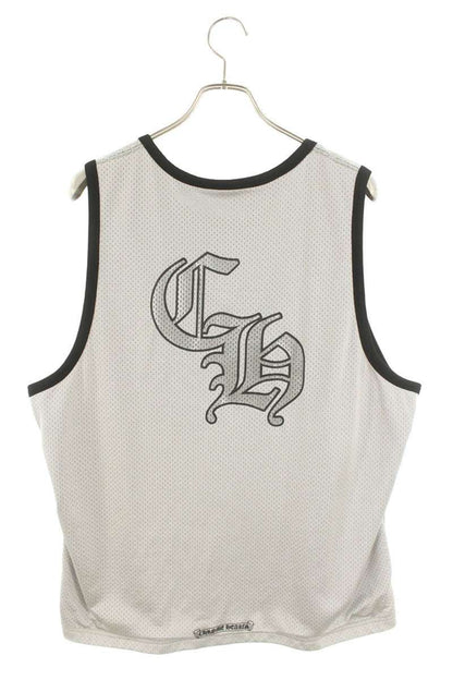Chrome Hearts Mesh Warm UP Jersey Reversible CH Logo Printed Tank Top — view 4