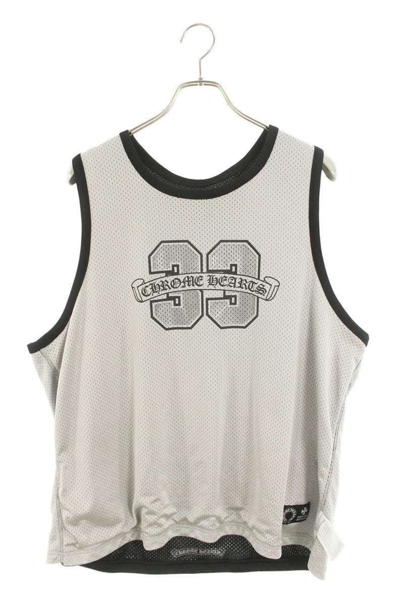 Chrome Hearts Mesh Warm UP Jersey Reversible CH Logo Printed Tank Top — view 3