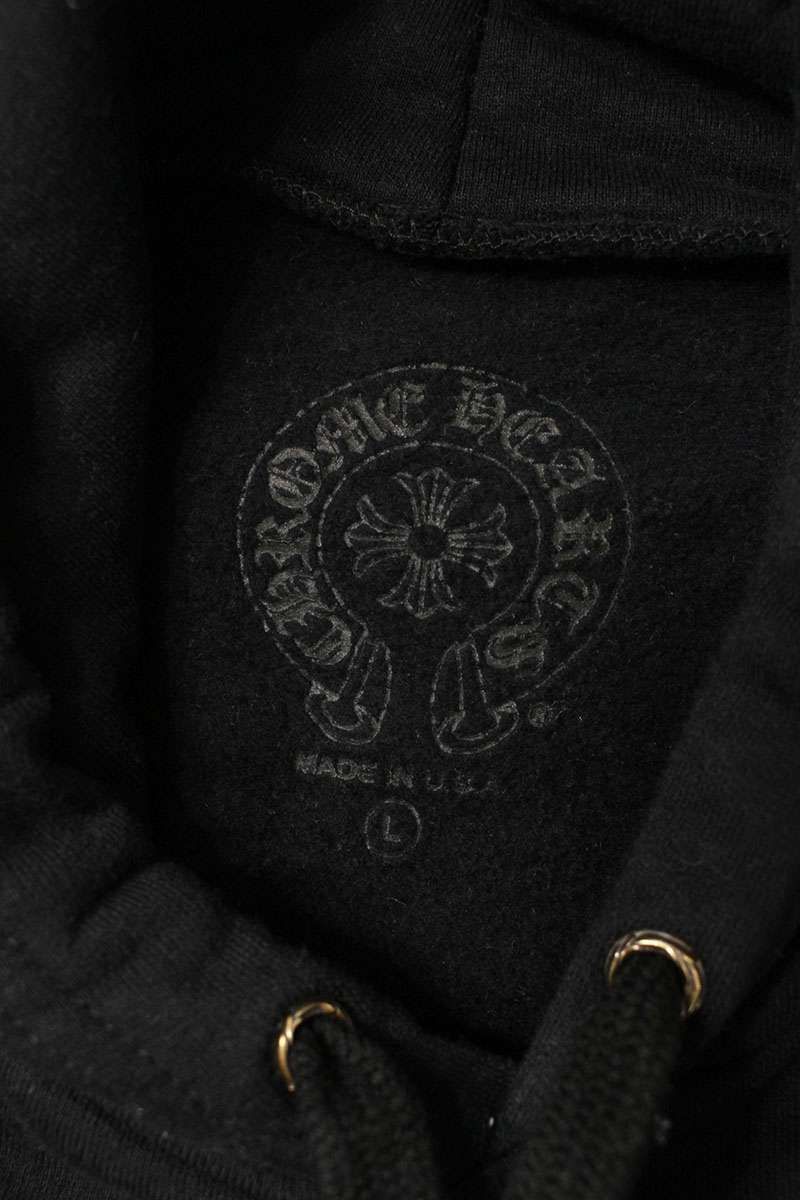 Chrome Hearts Sweatshirt Plv Miami Limited Sleeve Cemetery Cross Print Pullover — view 3