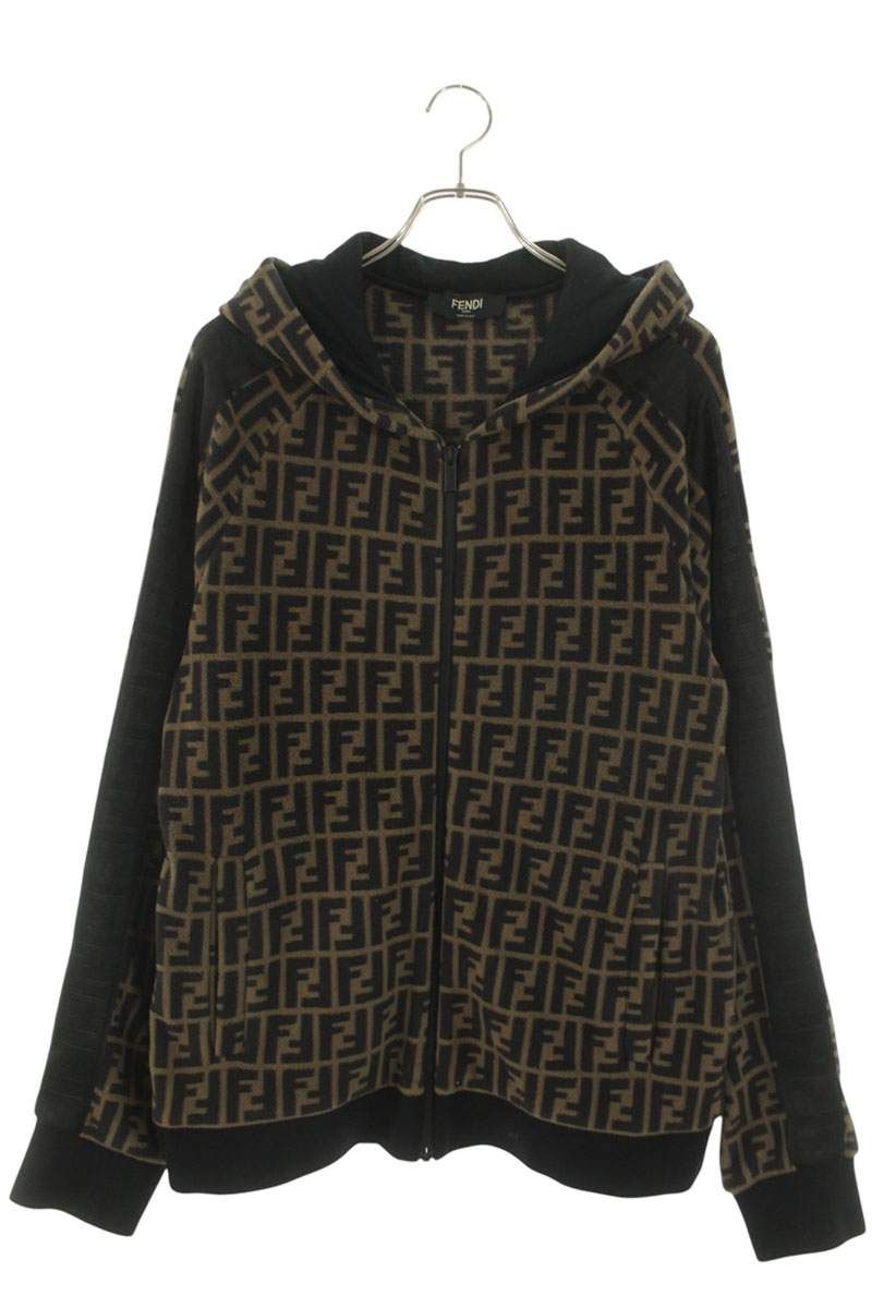 Fendi Zucca Pattern Fleece