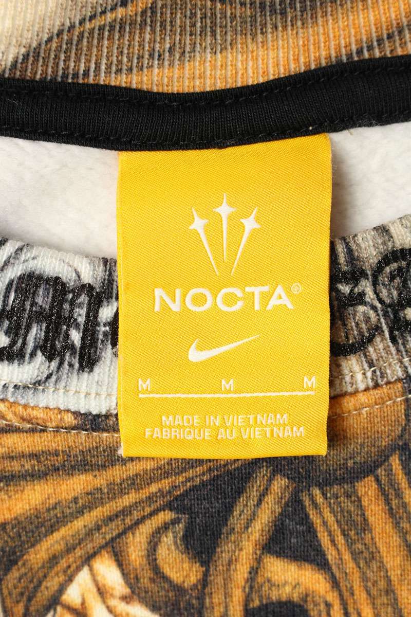 Chrome Hearts Nocta Crew Neck Nike Drake All Over Pattern Sweatshirt — view 3