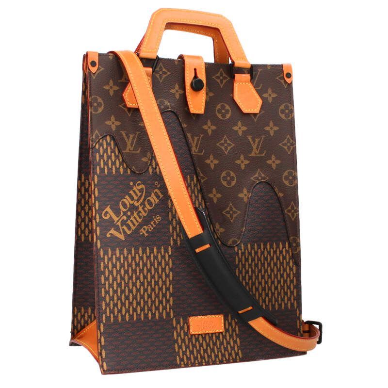 Louis Vuitton Mini Tote Damier Ebene Giant Shoulder Bag
