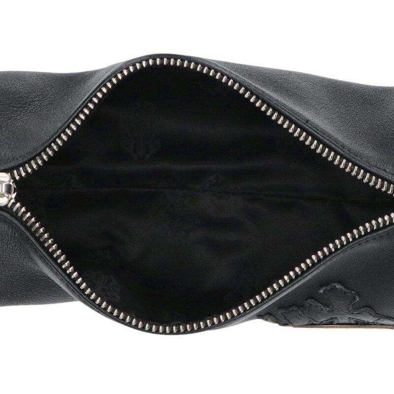 Chrome Hearts Grinds Cemetery Cross Patch Leather Handbag — view 3