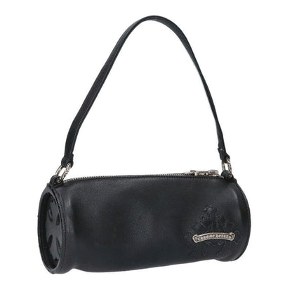 Chrome Hearts Grinds Cemetery Cross Patch Leather Handbag
