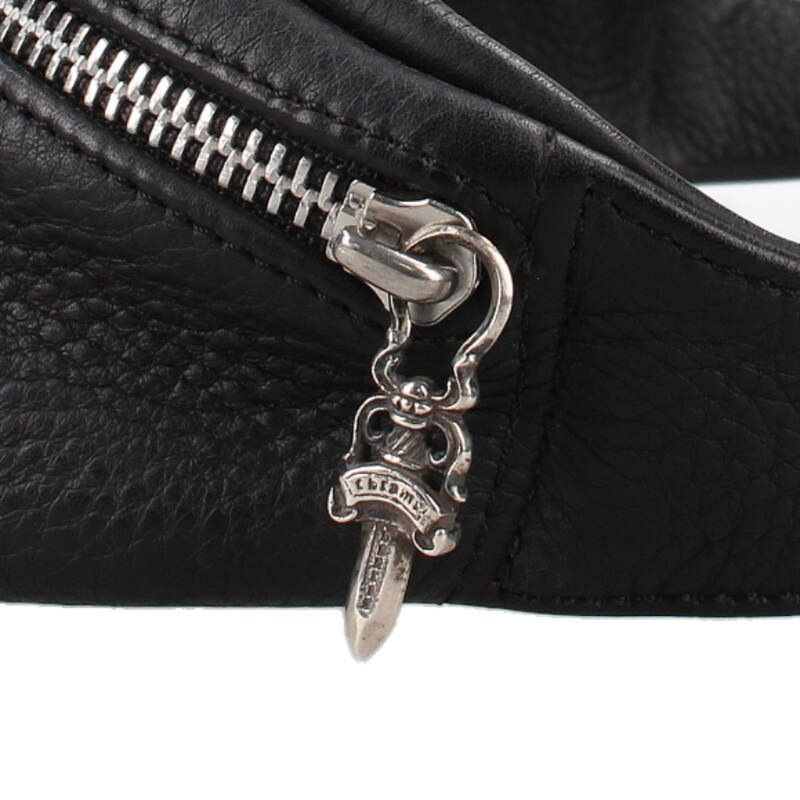 Chrome Hearts 1 Snat Pack Daga Zip Gun Slinger Belt Leather Waist Bag — view 4