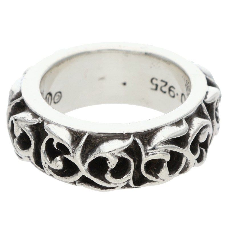 Chrome Hearts Etrnity Vine Band Eternity Silver Ring — view 2