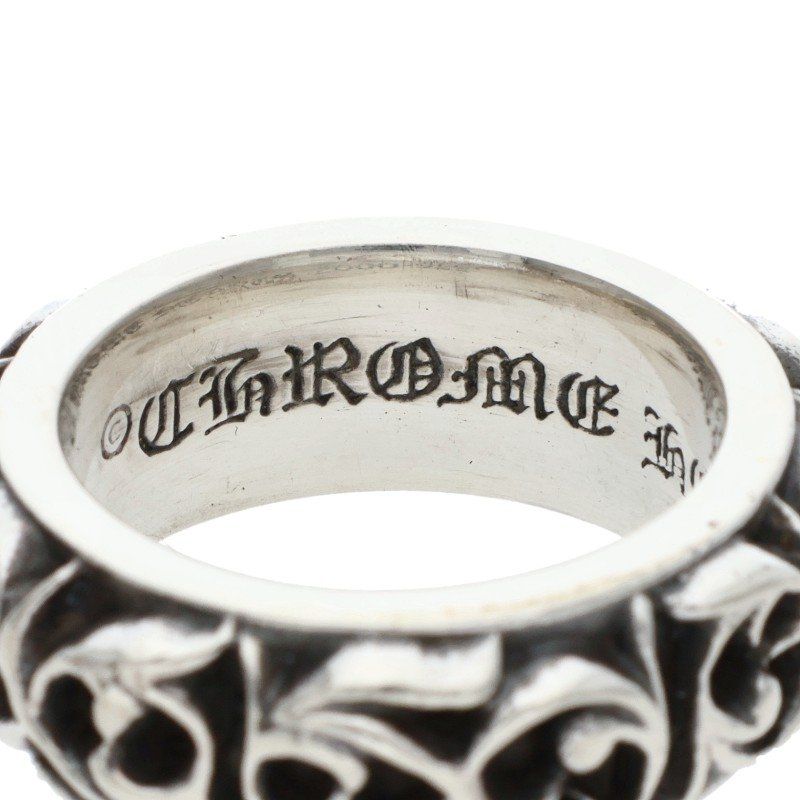 Chrome Hearts Etrnity Vine Band Eternity Silver Ring — view 3