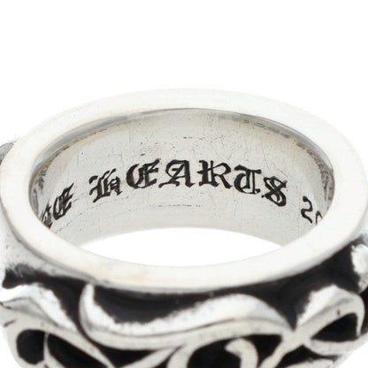 Chrome Hearts Dbl Narrow Vine Band Double Silver Ring — view 4