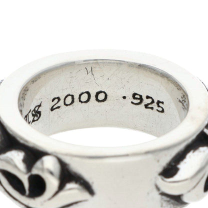 Chrome Hearts Dbl Narrow Vine Band Double Silver Ring — view 5