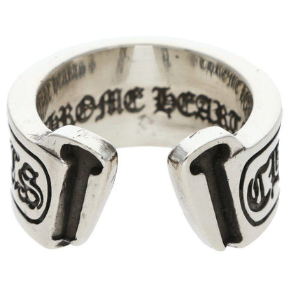 Chrome Hearts LG Scroll Label Silver Ring — view 2
