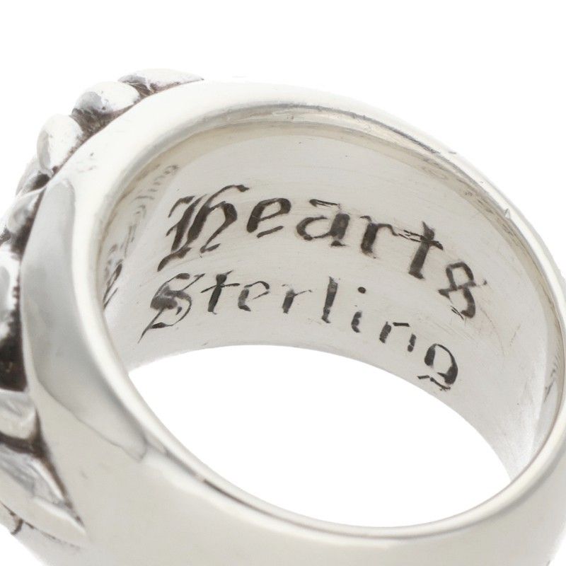 Chrome Hearts Flrl Crs Floral Cross Silver Ring — view 4