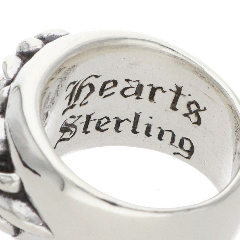 Chrome Hearts Flrl Crs Floral Cross Silver Ring — view 4