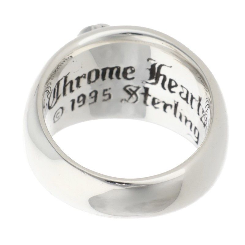 Chrome Heart in Band P Dmnd Pave Diamond Silver Ring — view 2