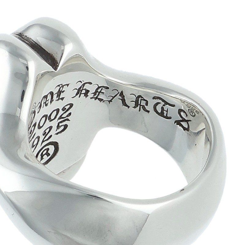 Chrome Hearts Lip Tongue Md Lip and Tan Silver Ring — view 4